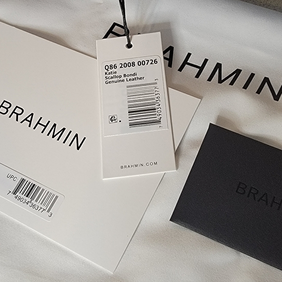 Brahmin Katie Scallop Bondi Iridescent Adjustable Crossbody Bag NWT - Picture 10 of 10